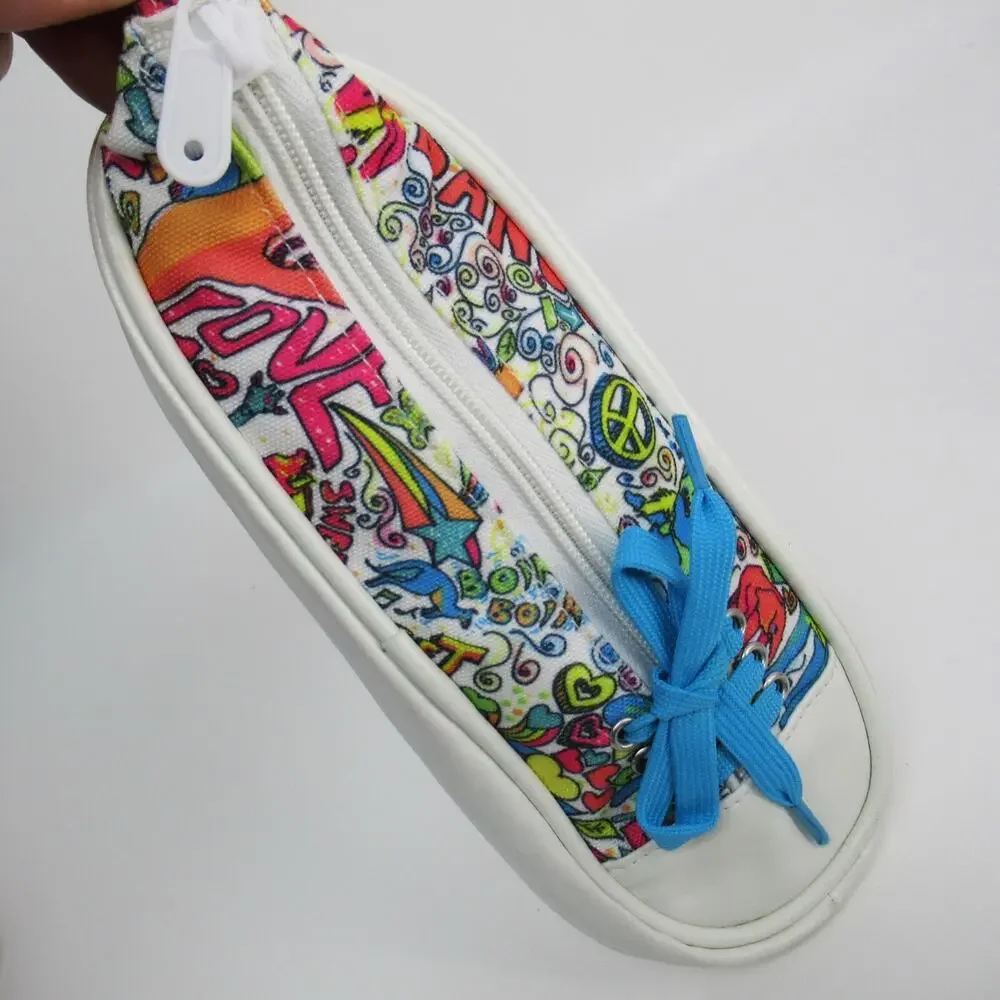 Girl Scout Hippie Sneaker Pencil Case Little Brownie Baker Zipper Pouch Kellogg